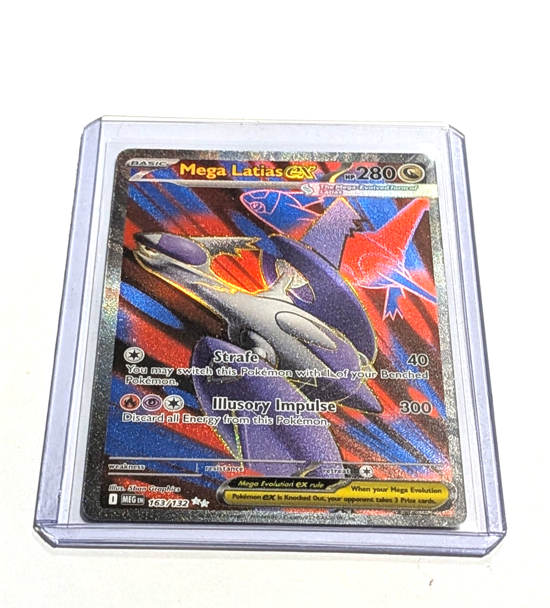 Mega Latias EX 163/132 – Full Art Secret Rare – MEG01: Mega