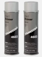 Transtar 4603 2 in 1 Primer Aerosol Gray 15 oz each (2 Pack)