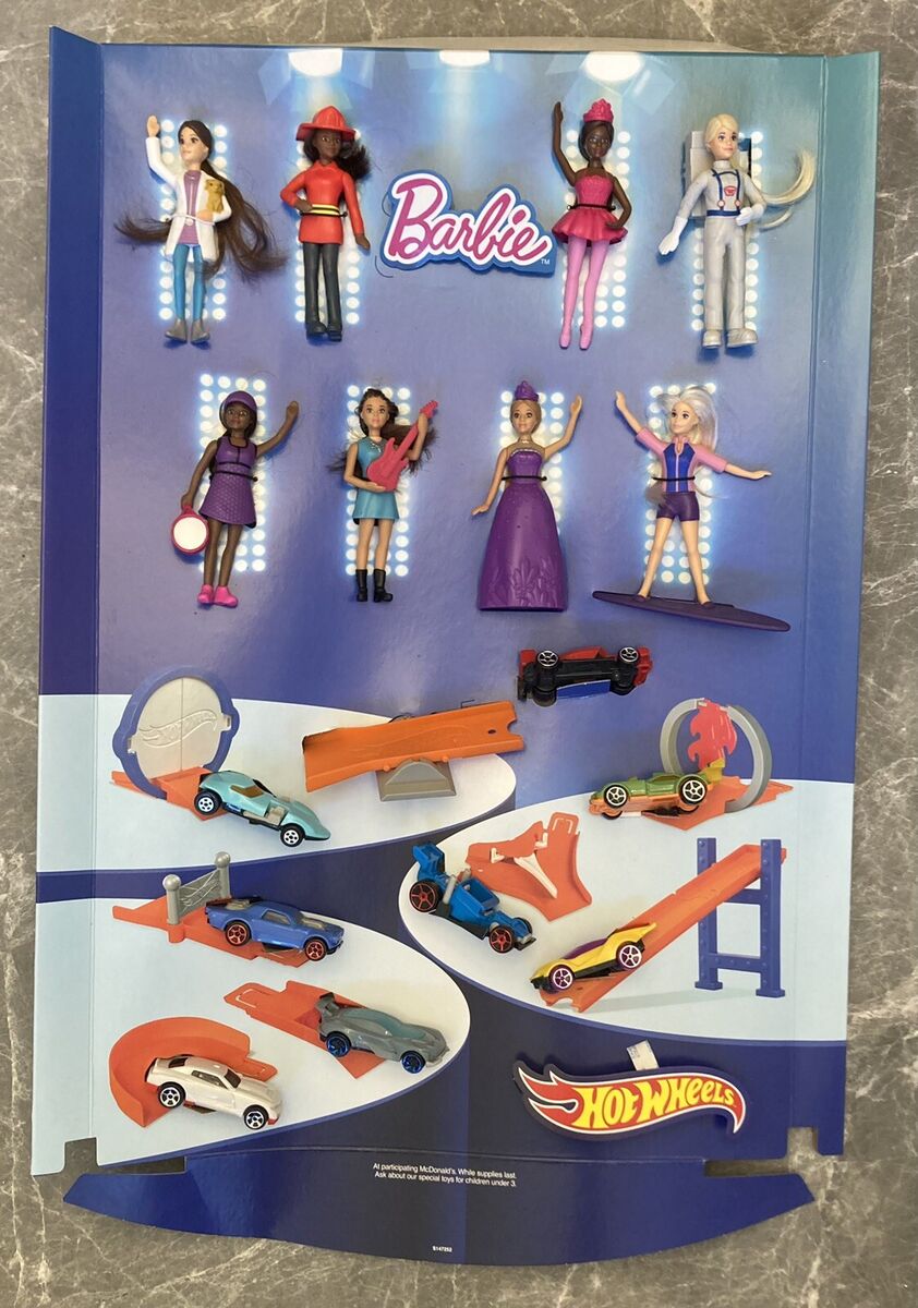 McDonald's Barbie & Hot Wheels Display Set Complete | eBay McDonald's Barbie & Hot Wheels Display Set Complete | eBay