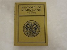 History of Maryland, L Magruder Passano, 7th edition, hardcover, c. 1904