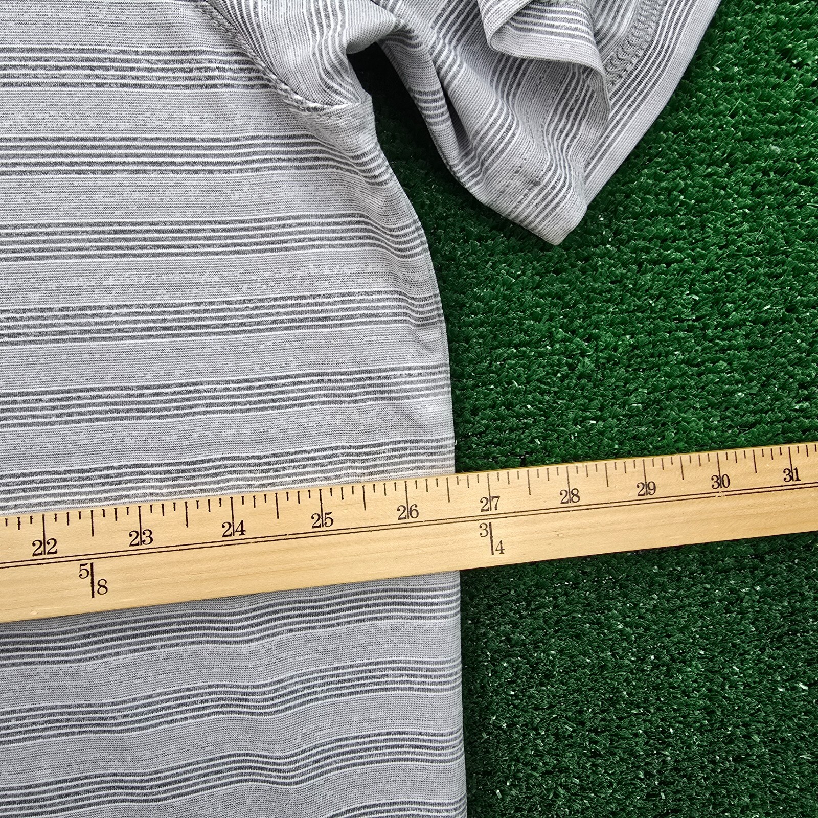 Walter Hagen Polo Shirt Mens 2XL Striped Short Sleeve Golf Performance 11 Majors thumbnail 4