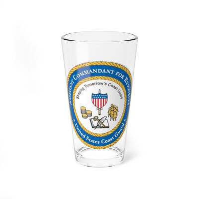 USCG Asst Commandant for Resources (U.S. Coast Guard) Pint Glass 16oz