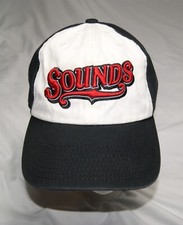 nashville sounds hat milb minor league baseball black w/ white adult one size