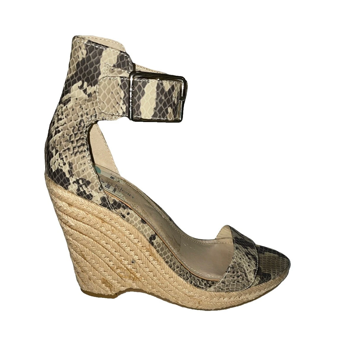 Sandalias informales para mujer Calvin Klein con estampado de animales