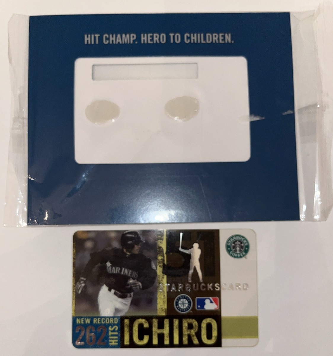 Starbucks 2005 Old Logo Ichiro 262 Hits Japan Card W/ Holder | eBay