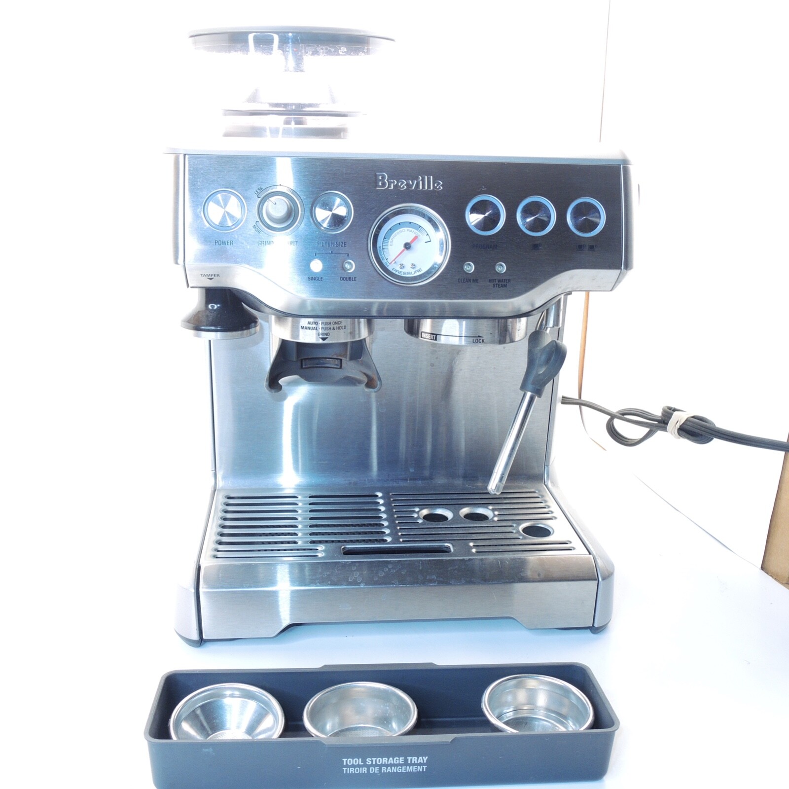 Breville BES870XL Barista Express Espresso Machine Stainless Steel