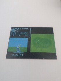 GOLF #41 Family Computer Card Menko Amada Famicom Konami Vintage 1985 Japan A2