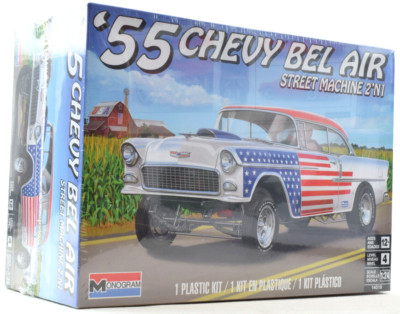 Revell Monogram 1955 Chevy Bel Air Street Machine 2-In-1 1/24 Model Kit 14519
