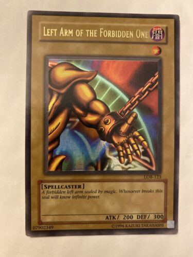 Yugioh Left Arm Of The Forbidden One Lob-123 Ultra Rare - NM/M - Picture 1 of 8