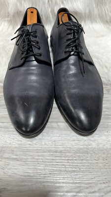 BOSS Hugo Boss Black Square Toe Dress Shoe Derby Lace Up Men’s Size US 11 Hugo Boss Men main image 2