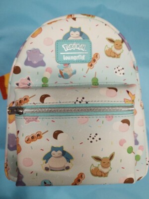 Loungefly × Pokemon Eevee Snorlax Ditto kawaii Backpack Women