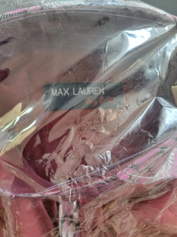 Camisa Max Lauren by Brio Abotonada Para Hombre Roja con Patrón de Serpiente Pequeña NUEVA Foto 2 de 4