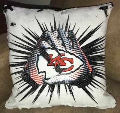 gritty sequin pillow