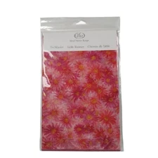 IHR Ideal Home Range Table Runner Sunny Pink Unbleached Cellulous 20 ft X 13 In