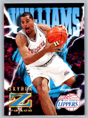 1996-97 SkyBox Z-Force Brian Williams Los Angeles Clippers #42 - 第 1/2 張圖片