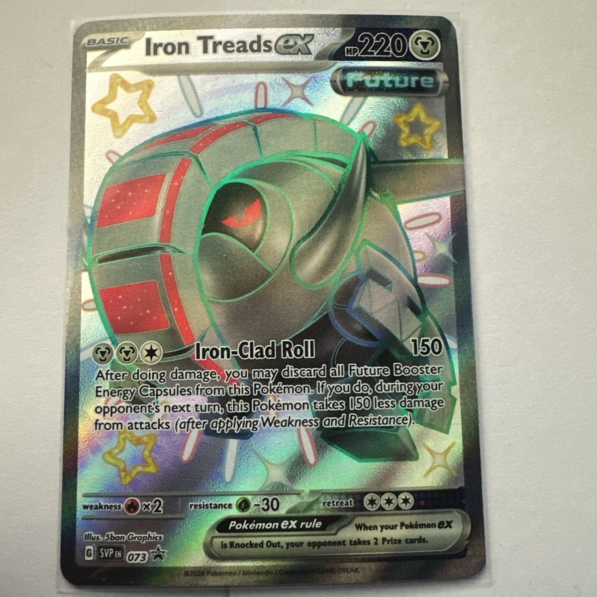 pokemon cards iron treads ex - 233/198 - Scarlet & Violet - Ultra Rare ex has been Knocked Out IRON TREADS EX ~ POKEMON