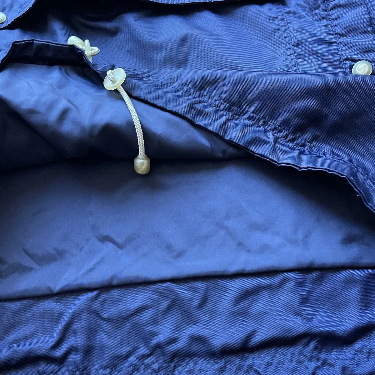 Vintage GAP Nylon Anorak Pullover Jacket Large Blue Oasis 90's