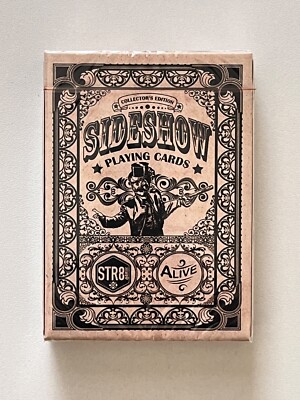Sideshow Playing Cards by Str8 Games USPCC in Carat DS1 New MINT Sealed