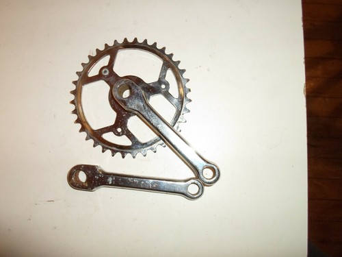 Raleigh Bicycle Chainwheels / Sets Chrome Cotter Pin Cranks Collectors/Restorers - Picture 44 of 66