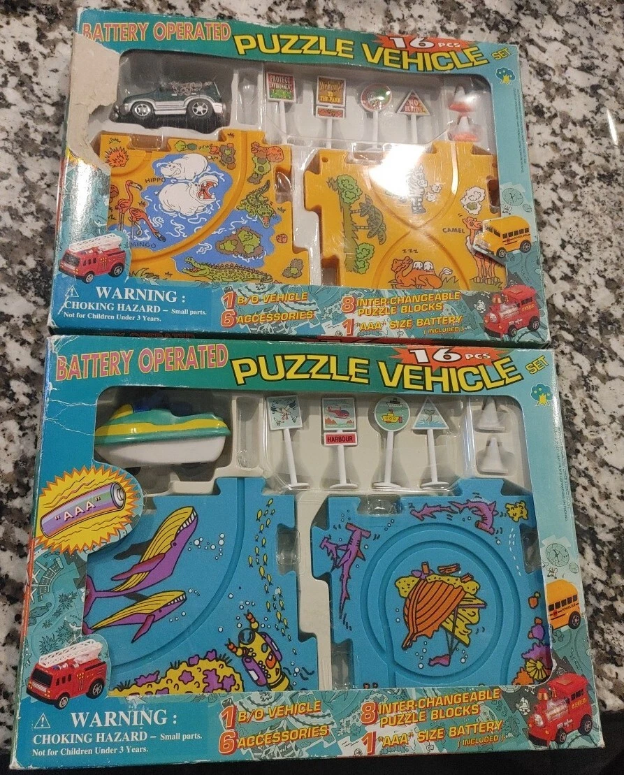 Puzzle cheap vehicle set