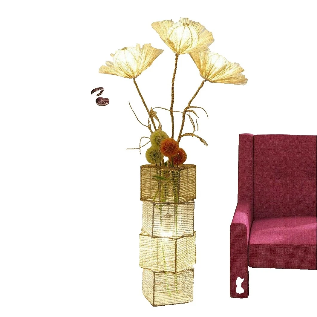 Rattan Contemporary Floor Lamps