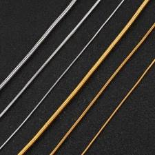 Snake Chains Necklace - Stainless Steel Chain Necklaces Women Fashion Jewelry