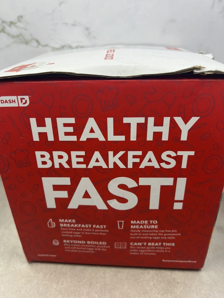 DASH Rapid Electric Egg Cooker for 6 Eggs Compact BB2 Model
