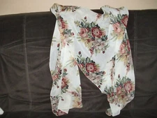 ~VTG~SHADY CHARACTER NEW YORK~MADE in USA~FLORAL~GORGEOUS Wrap Shaw 68" x 20"W 