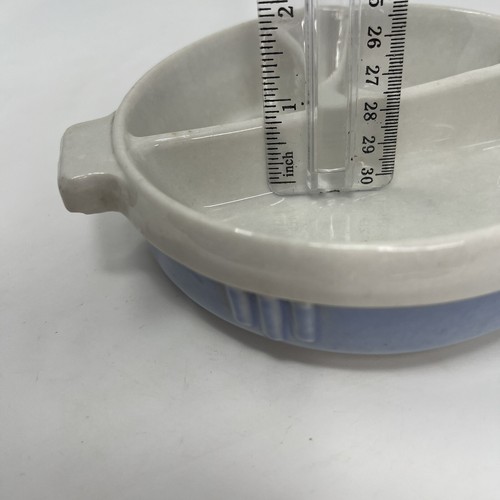 Piatto da alimentazione vintage Hankscraft in ceramica diviso per bambini riscaldamento acqua calda 946-senza tappo - Foto 17 di 17