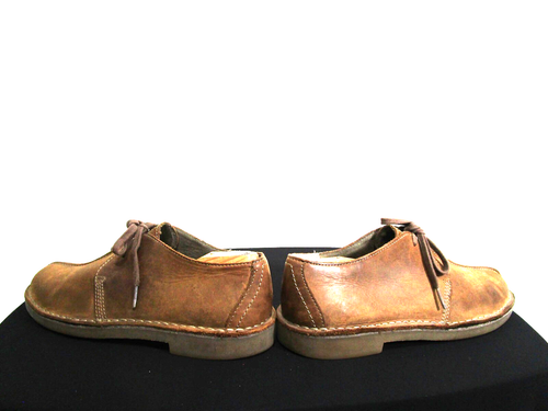 Clarks Bushalve Trek Brown Oiled Leather Split Toe Oxford Shoes Men 10.5 M - Picture 7 of 10