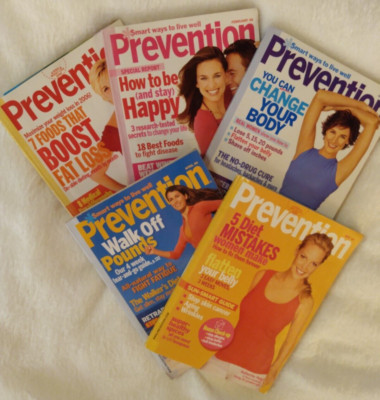 Prevention Magazine Lot of 5 Digest Size Magazines January 2006- May 2006