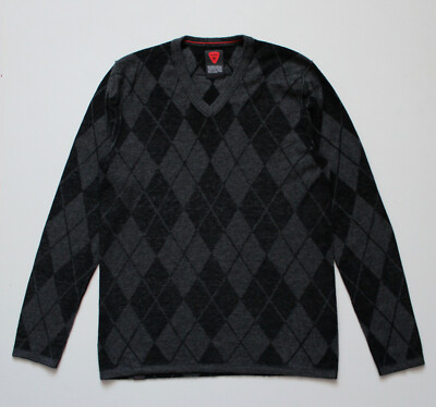 Men's Strellson V-Neck Sweater Jumper Wool Angora (size M)