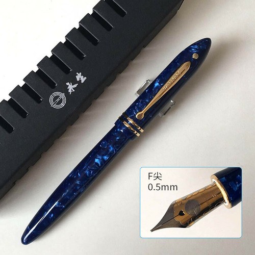 1pc Wing Sung 626 Celluloid Fountain Pen Fine Nib 0.5mm Student Writing Gift #CP - Picture 13 of 13