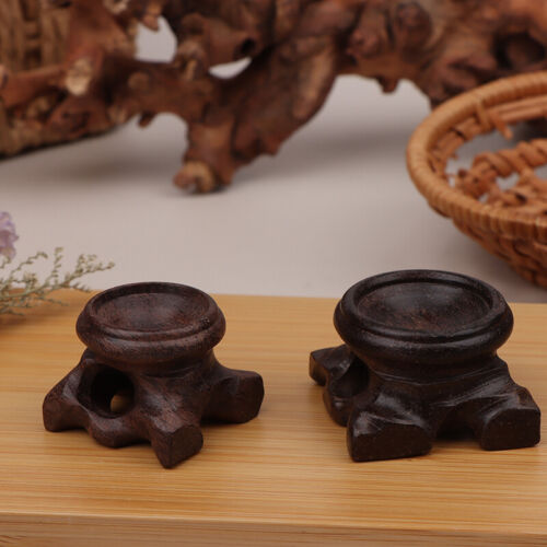 Acid Branch Wood Display Stand Base For Crystal Ball Sphere Globe Stone Decor - Photo 1/19