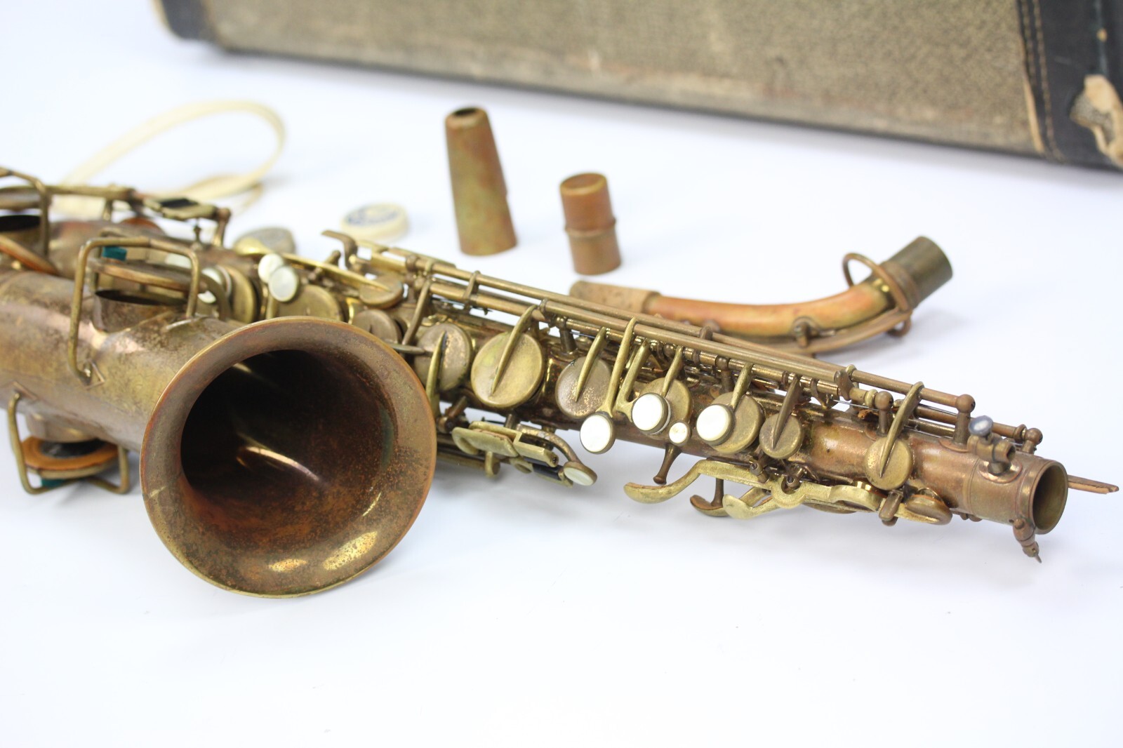 Buescher true tone saxophone 1924 Low Pitch ALTO new pads corks felt ready2play