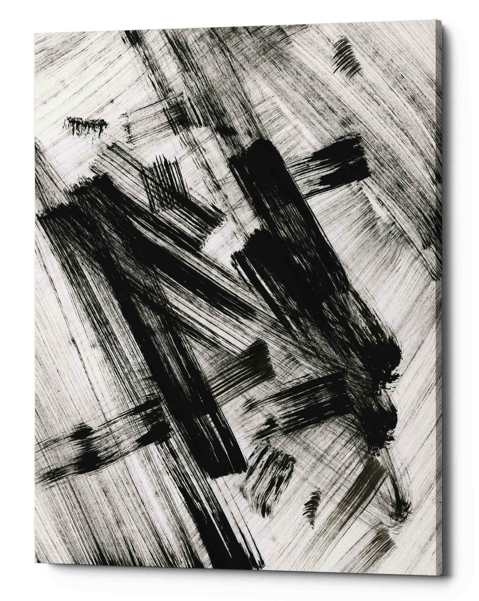 Black And White Graffiti Canvas