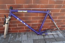 Set telaio mtb CRATONI PURE ABT sospensione Tange acciaio MTB 19 in