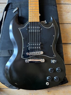 2009 Gibson SG Raw Power - Trans Satin Ebony Nitro Finish | eBay UK