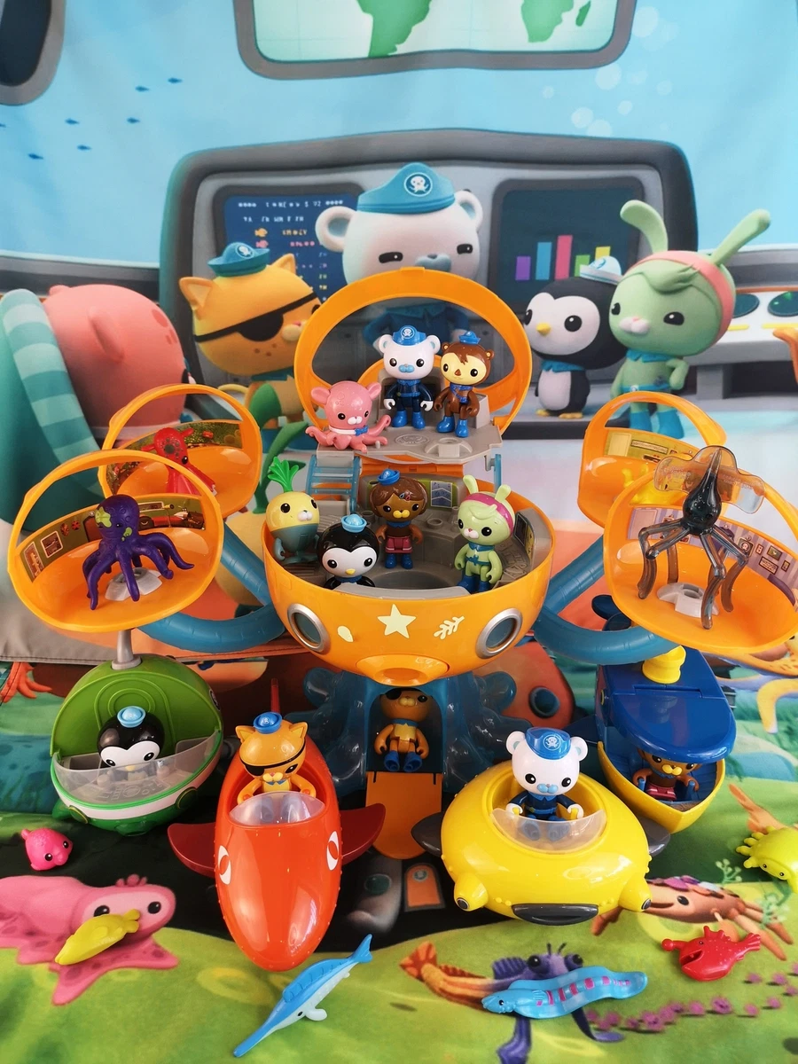 Anime Octonauts Octopod Playset English Octo-alert Sounds Lights Action  Figures