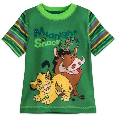 Disney Store The Lion King Short Sleep Set Pajamas Simba 3 4 5 6 7 8 9 10 NEW - Picture 3 of 4