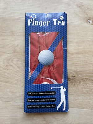 Womens Finger Ten Golf Glove Size Medium-Large Left Hand