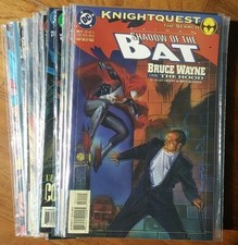 BATMAN lot of 17: SHADOW OF THE BAT 21-3, 56-8 LEGENDS OF THE DARK NIGHT + more