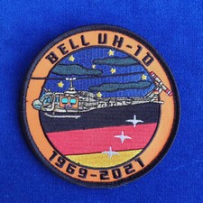 Bell UH-1D  1969-2021  Patch Luftrettung Rettungsdienst Aufnäher #einzeln