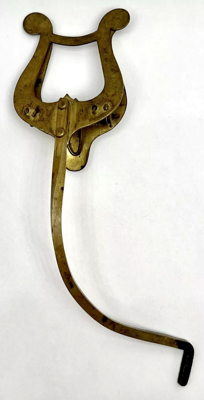 Vintage Brass Olds Trumpet Instrument Sheet Music Holder, Marching Band Holder