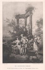 Seekatz: Die Goethische Famile. Photogravure von H. Riffarth, Berlin, 1892.