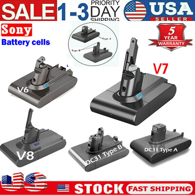 Replacement Battery For Dyson V6 V7 V8 