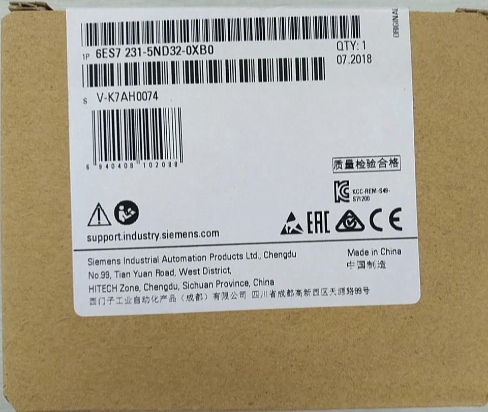 1PC New Siemens 6ES7231-5ND32-0XB0 6ES7 231-5ND32-0XB0 Via Fedex/DHL - Image 3 of 4