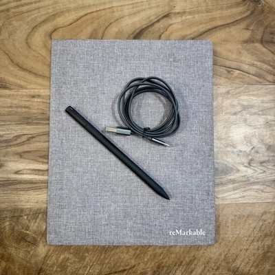 ReMarkable 2 Paper Tablet BUNDLE w/Marker Plus, Folio, & Charger - Digital Notes