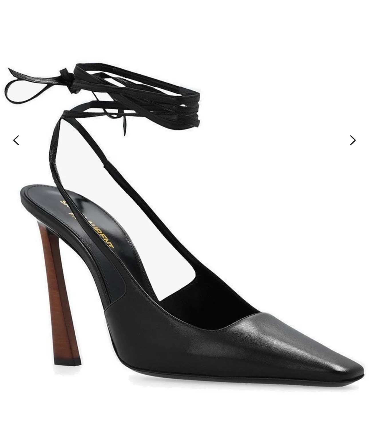 saint laurent imbracatura posteriore con tacco a lama