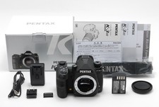 185 shots PENTAX K-3 Mark III Black Camera Body Only From JAPAN Almost Unused 